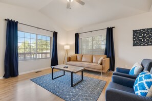 Smart TV, fireplace, offices