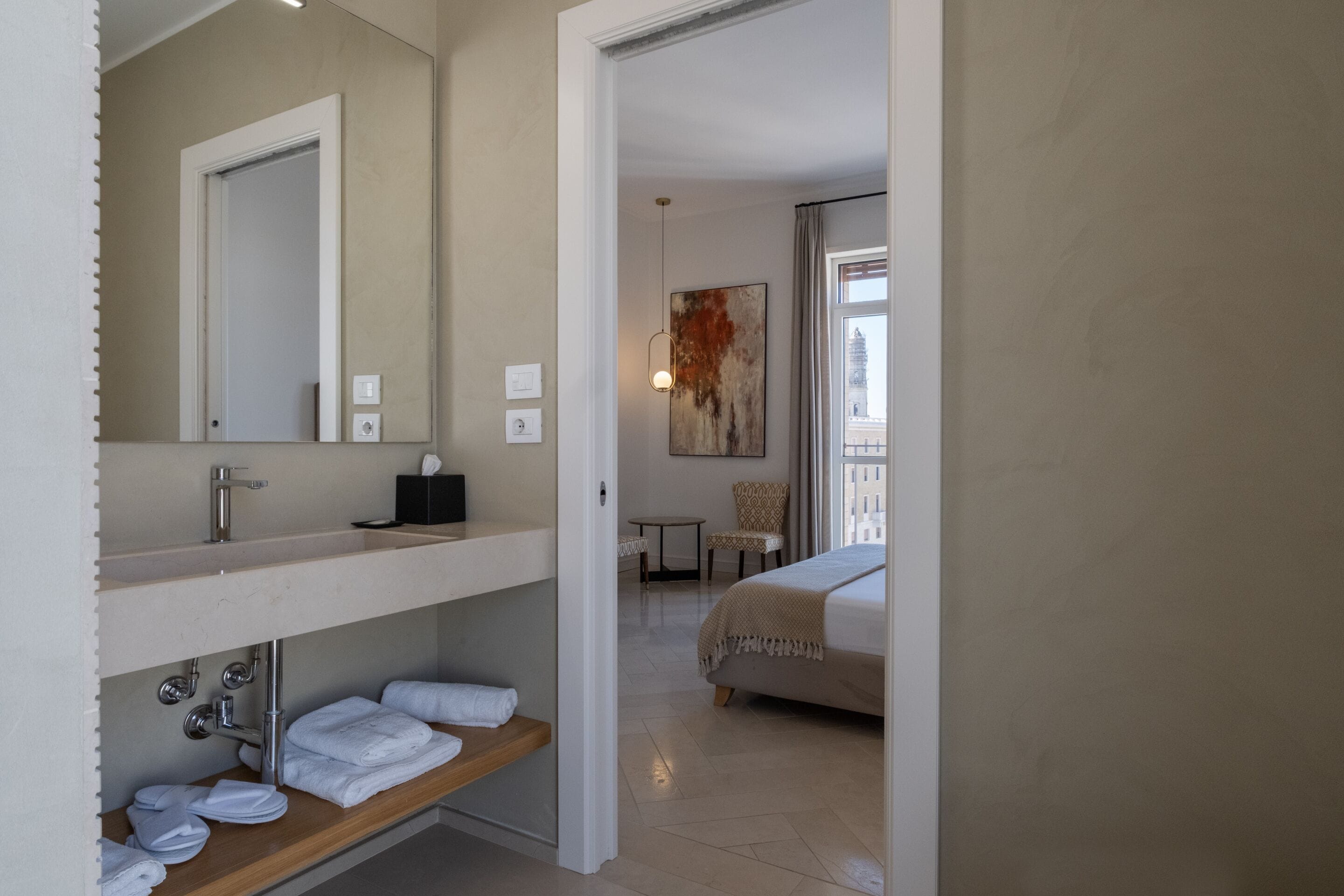Panoramic-Suite, mit Bad, Stadtblick | Badezimmer