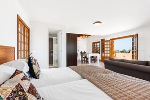 1 Schlafzimmer, BĂŒgeleisen/BĂŒgelbrett, WLAN, BettwĂ€sche