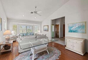 Second living room with sleeper sofa