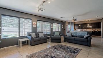 TV connectée, cheminée