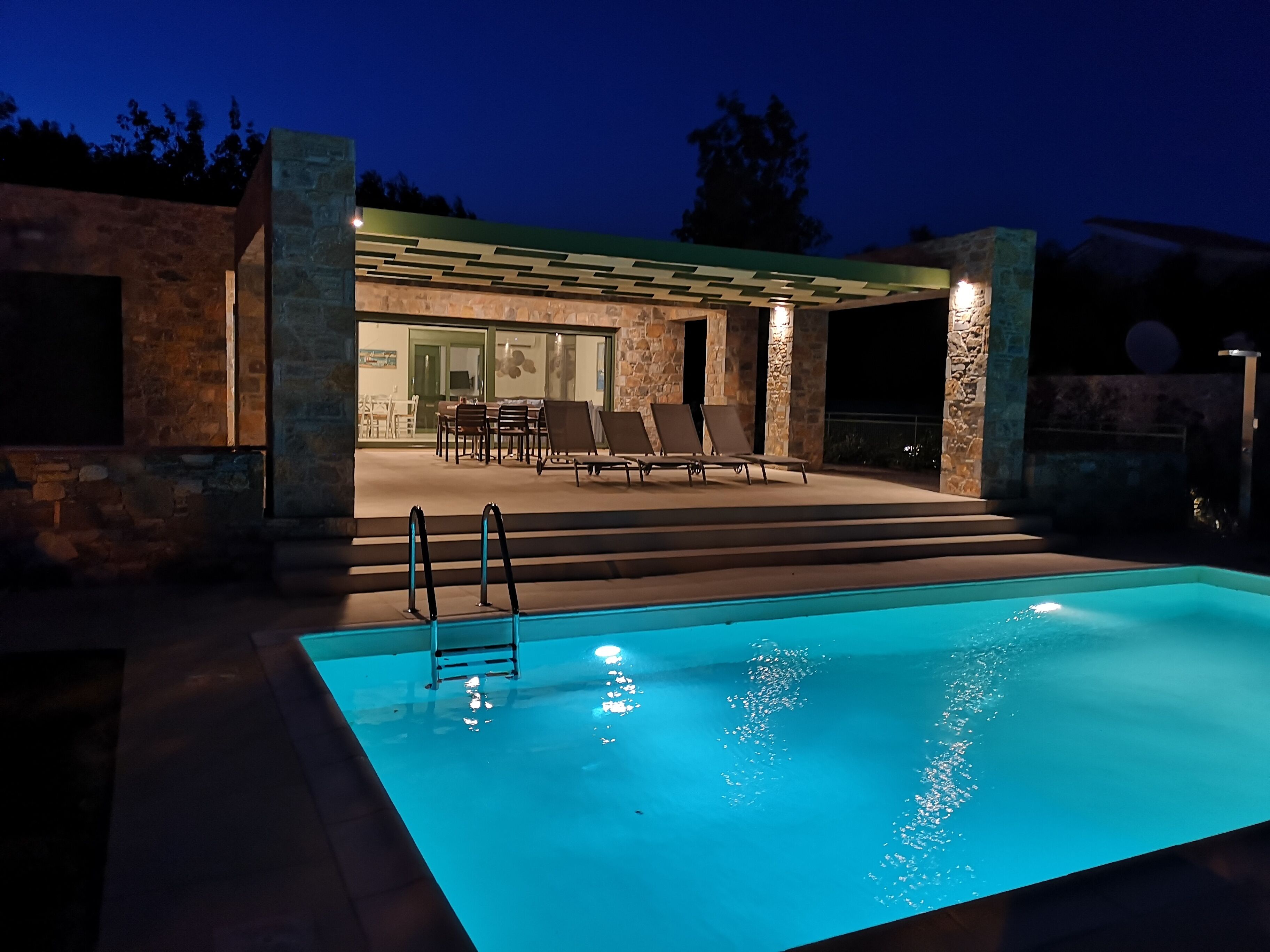 Front of property – evening/night