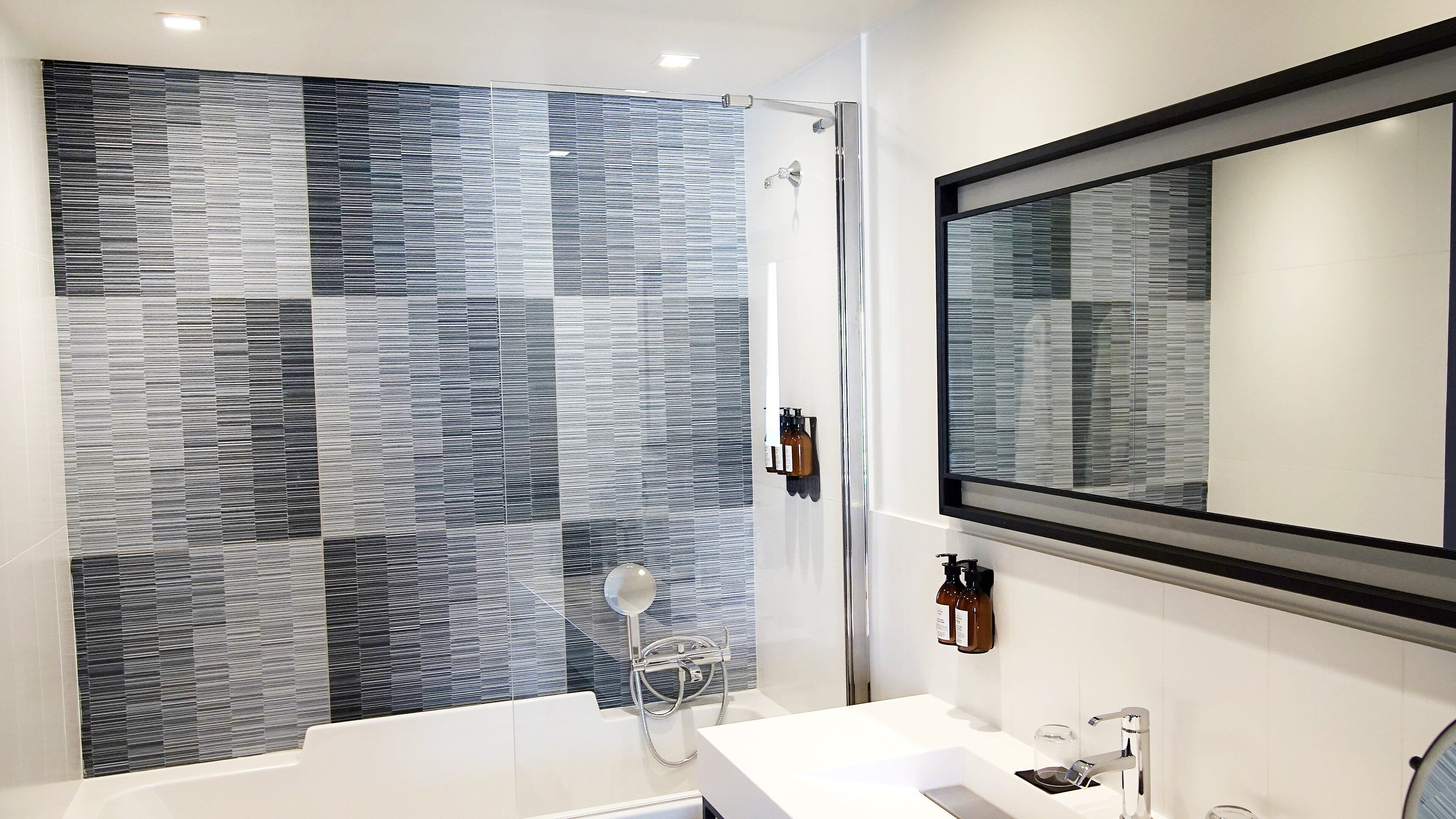 eco-friendly toiletries, hair dryer, bathrobes, slippers