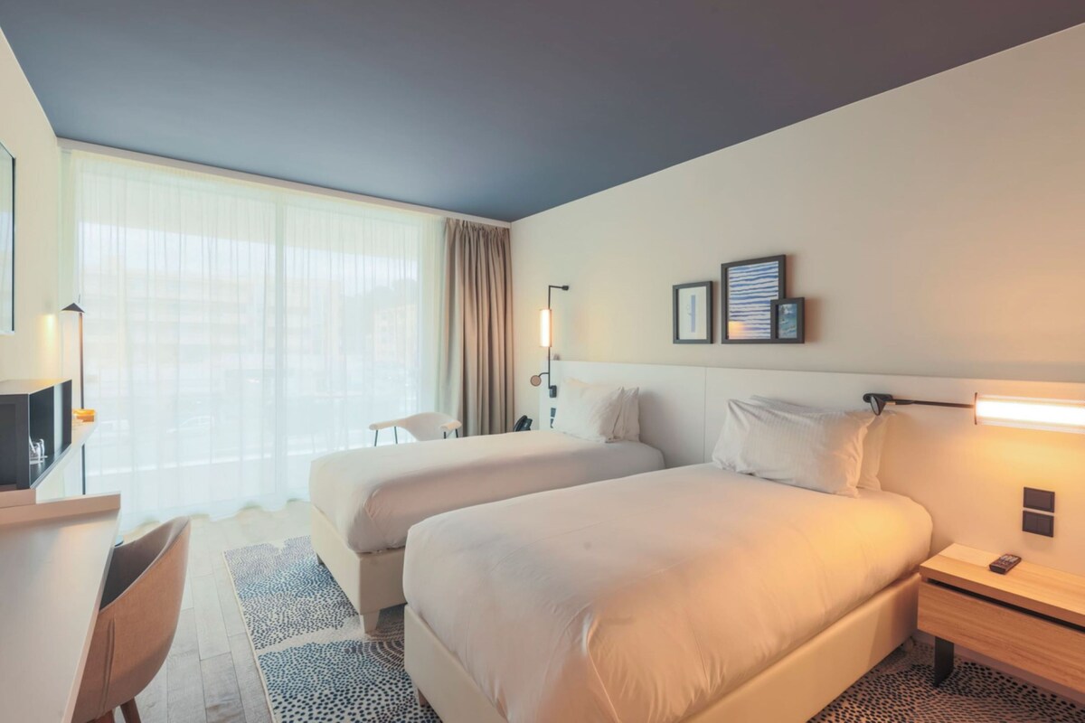 Standard Room, 2 Single Beds, City View (Mountain View) | Minibar, in-room safe, laptop workspace, soundproofing