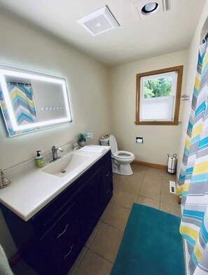 Hair dryer, towels, toilet paper - Family fun House - large fenced in backyard, Theater, Bean bag Lounge (Appleton)