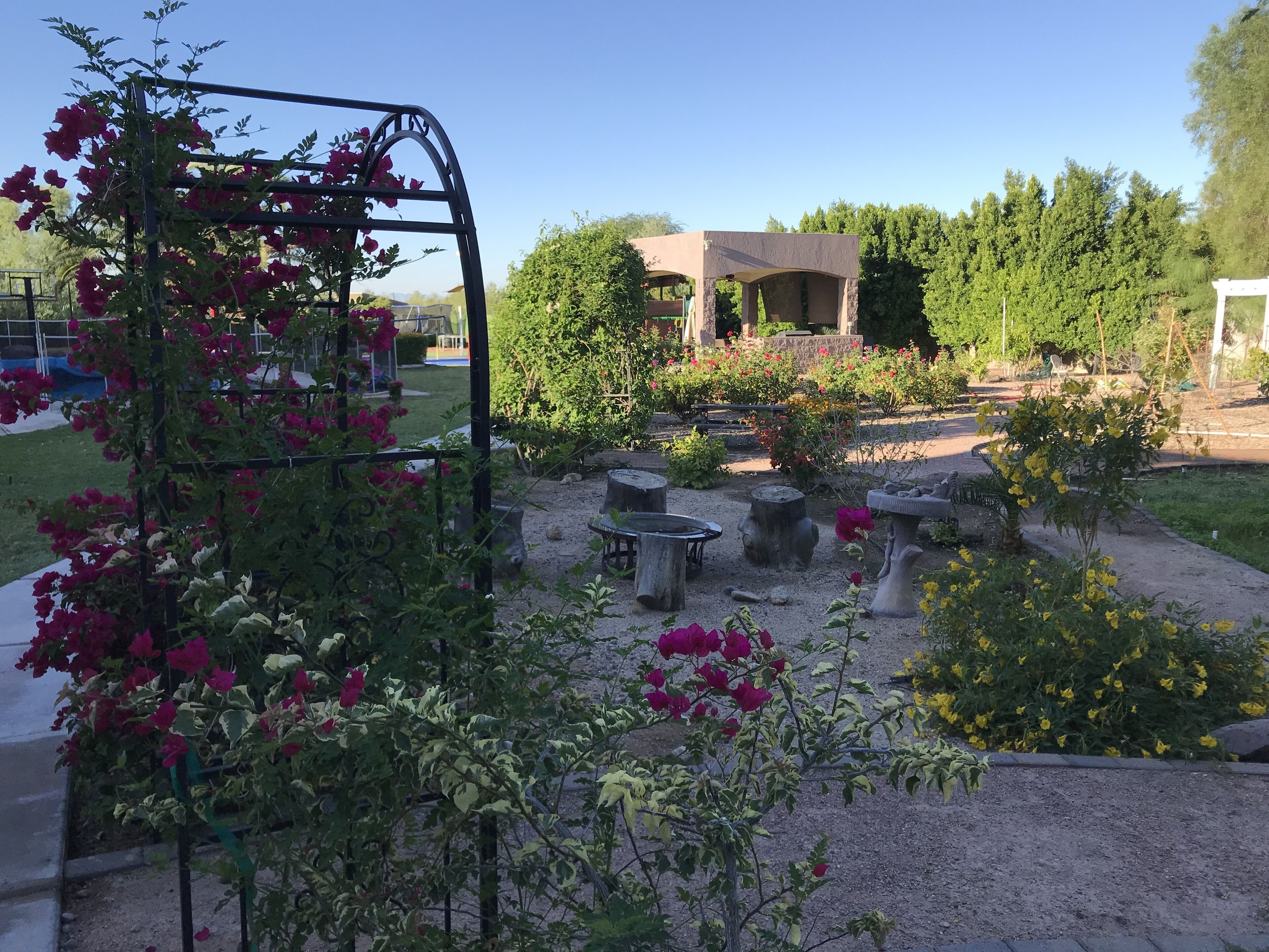 Enceinte de l’hébergement