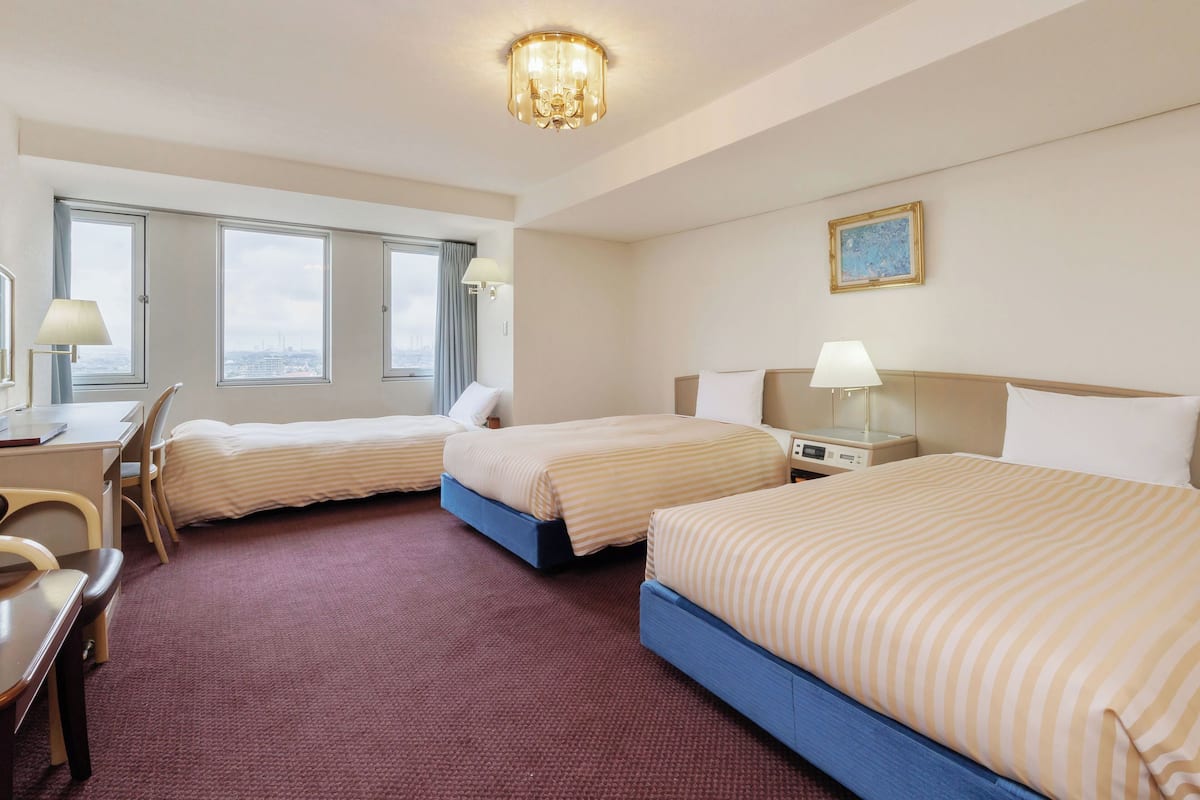 Deluxe vierpersoonskamer, roken | Gratis wifi, beddengoed