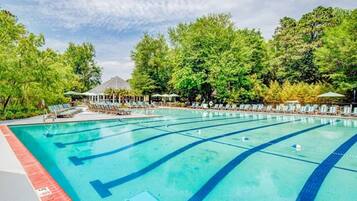 Indoor pool, outdoor pool