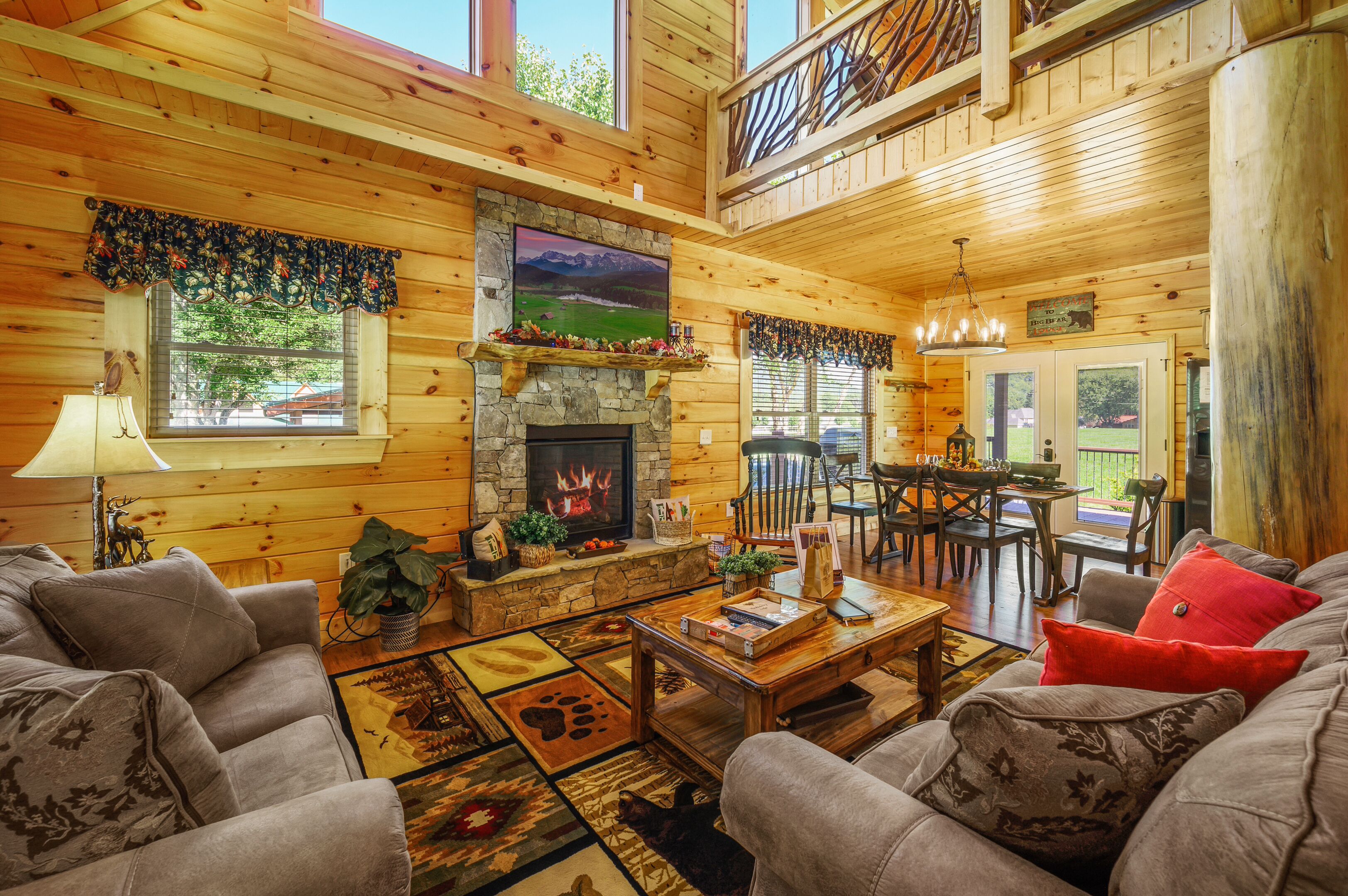 ELK Experience ~ FALL in the Smokies ~ Huckleberry Lodge ~ Fire Pit