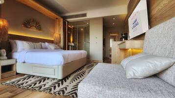 Estúdio superluxo | 1 quarto, roupas de cama de algodão egípcio, roupas de cama premium