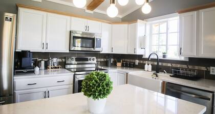 Newly constructed cabin on a quiet residential pond.