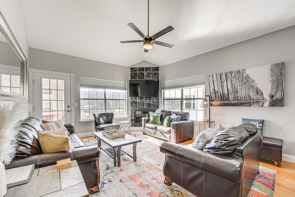 Branson Vacation Rental | 3BR | 3BA | 1,540 Sq Ft | Stairs Required