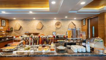 Daily buffet breakfast for a fee