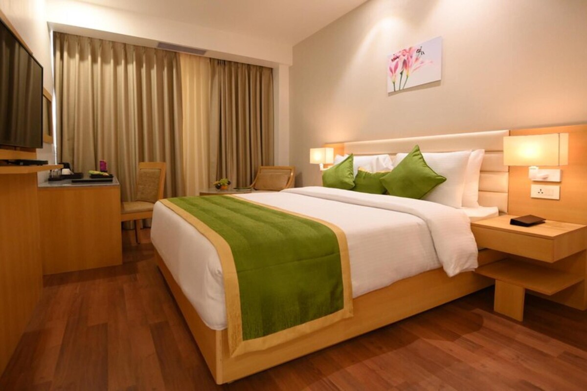 Ropa de cama de alta calidad y minibar
