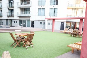 Lejlighed - 1 soveværelse - byudsigt | Terrasse/gårdhave