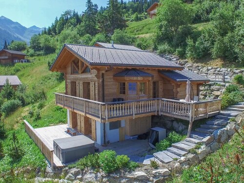 Chalet Chocolat - Jacuzzi Sauna Views Ski-In Ski-Out - La Tzoumaz, 4 Vallees