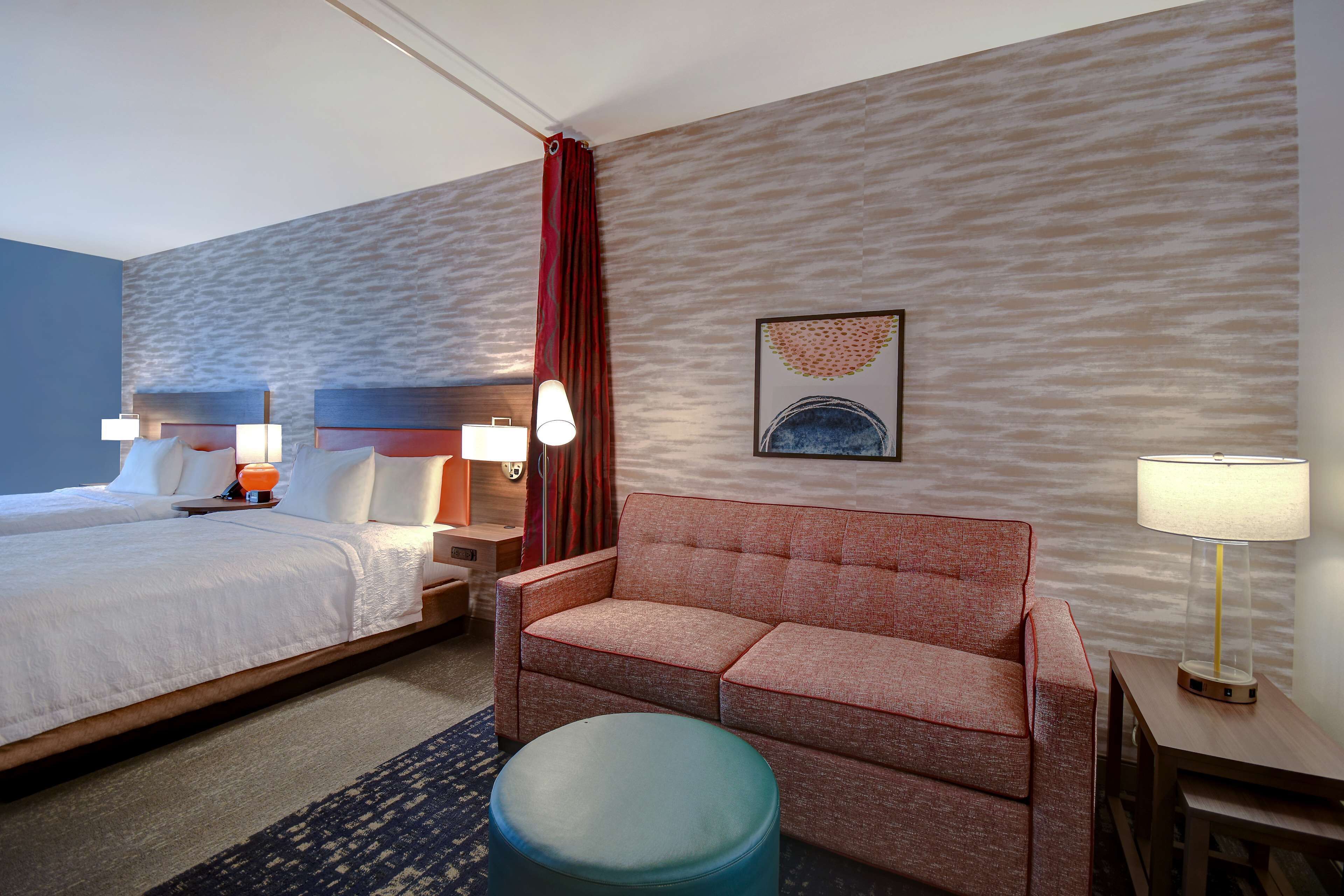 50-inch flat-screen tv with cable channels, tv, pay films