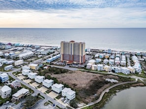 Exterior - Corner Condo w/ Panoramic Views of the Gulf & Lagoon | Pool & Sauna | Sleeps 10 (Gulf Shores)