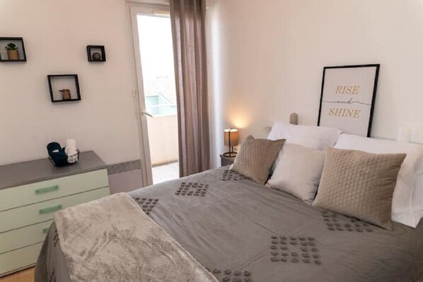 1 makuuhuone, silitysrauta/-lauta, Wi-Fi, vuodevaatteet