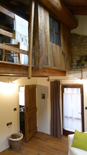 Chalet, 1 Bedroom, Balcony, Garden View | Living area - House Typical Of The Susa Valley (San Giorio di Susa)