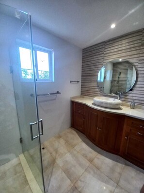 Towels, soap, toilet paper