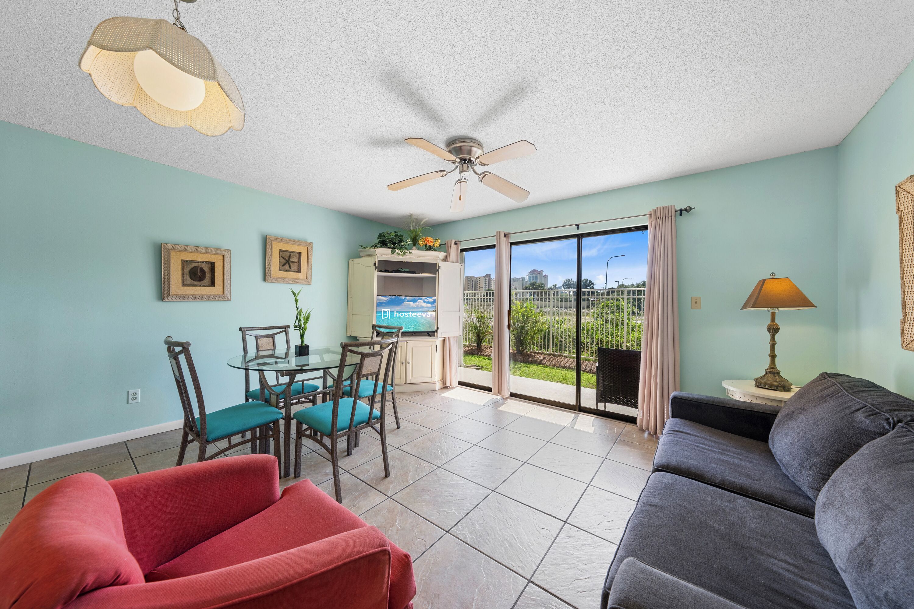 Exclusive Condo, 1 Queen Bed with Sofa bed, Patio, Garden View | Living room