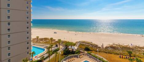 Comfort Condo, 3 Bedrooms, Balcony, Beach View | Balcony view