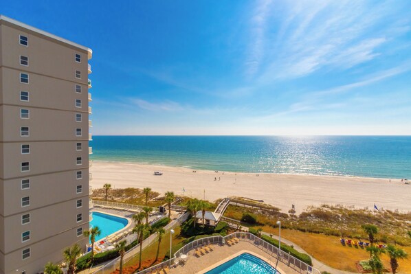 Comfort Condo, 3 Bedrooms, Balcony, Beach View | Balcony view