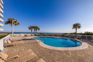 Indoor pool, seasonal outdoor pool