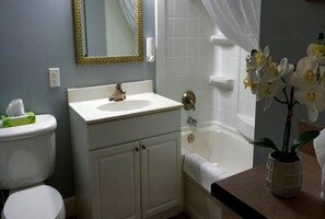 Combined shower/bathtub - One Bedroom Suite (Virginia Beach)