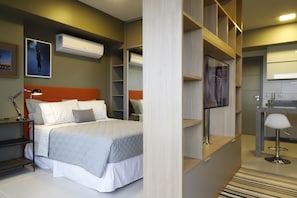 1 dormitorio, tabla de planchar con plancha, wifi gratis y ropa de cama