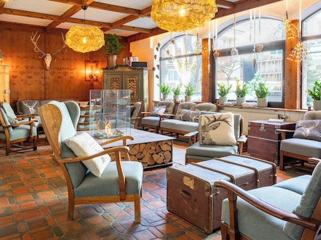 Salottino della hall. GRETI - Alpine Boutique Hotel Gruber