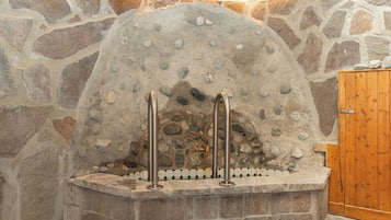 Un sauna, baño turco