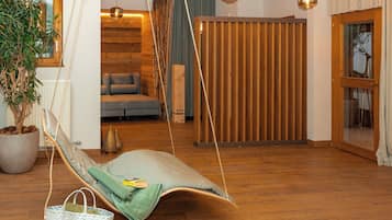 Un sauna, baño turco