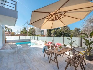 Villa, 4 chambres, piscine privée, vue piscine | Extérieur