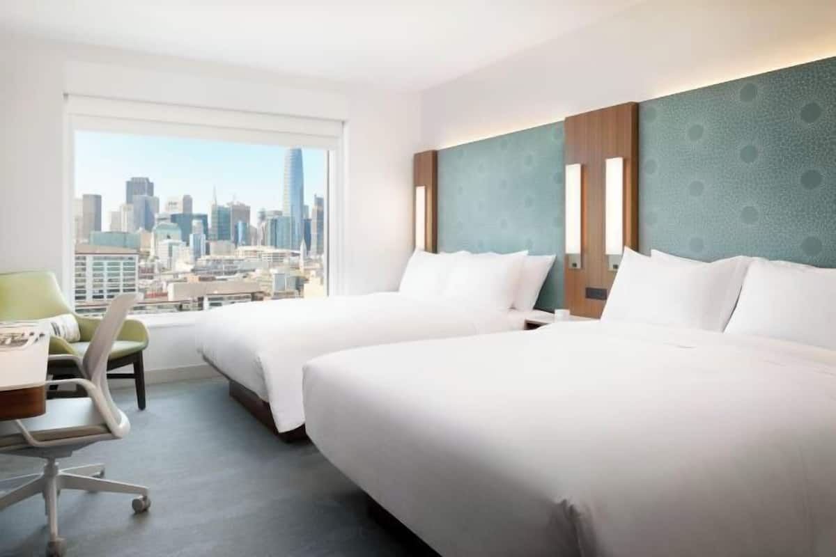 Frette Italian sheets, premium bedding, down duvets, in-room safe