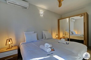 2 bedrooms, iron/ironing board, free WiFi, bed sheets