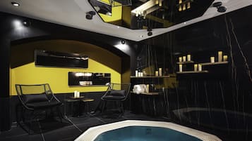 Bain Ă remous, massages