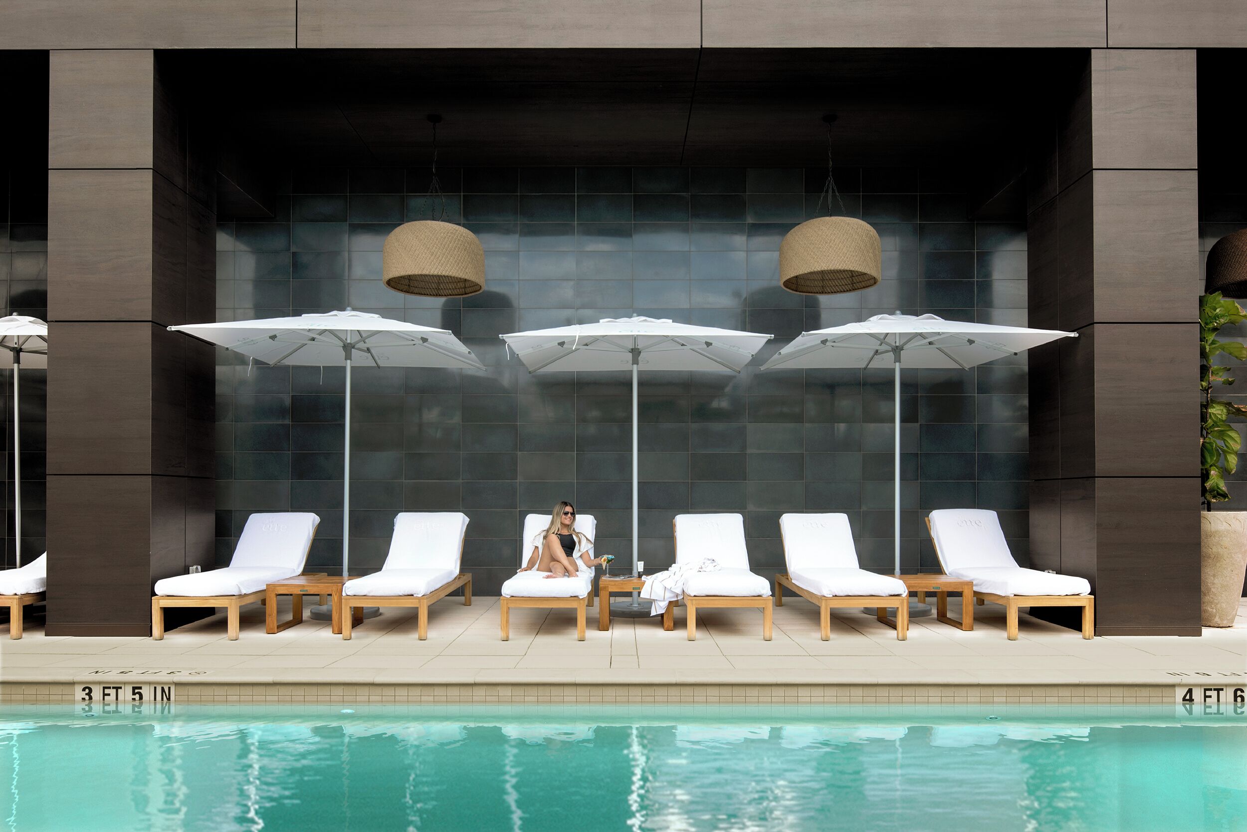 Outdoor pool, open 9:00 AM to 6:00 PM, free cabanas, pool umbrellas