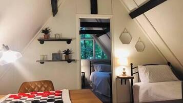 2 chambres, fer et planche Ă repasser, Wi-Fi, draps fournis