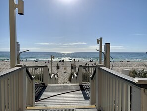 En la playa 