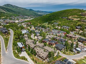 Aerial view - Year-Round Fun - Central Location, Private Hot Tub & 5-Min Walk to Free Shuttle! (Park City)