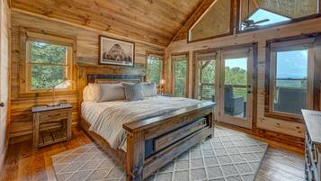 Cabin, 3 Bedrooms | 3 bedrooms, bed sheets
