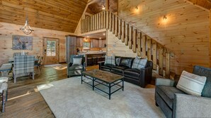Cabin, 3 phòng ngủ | Phòng khách