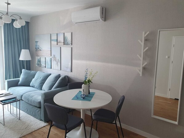 Classic Apartment, 1 Bedroom, Non Smoking, Balcony | Living area - Wisus 1 - Luxury Apartments (Swinoujscie)