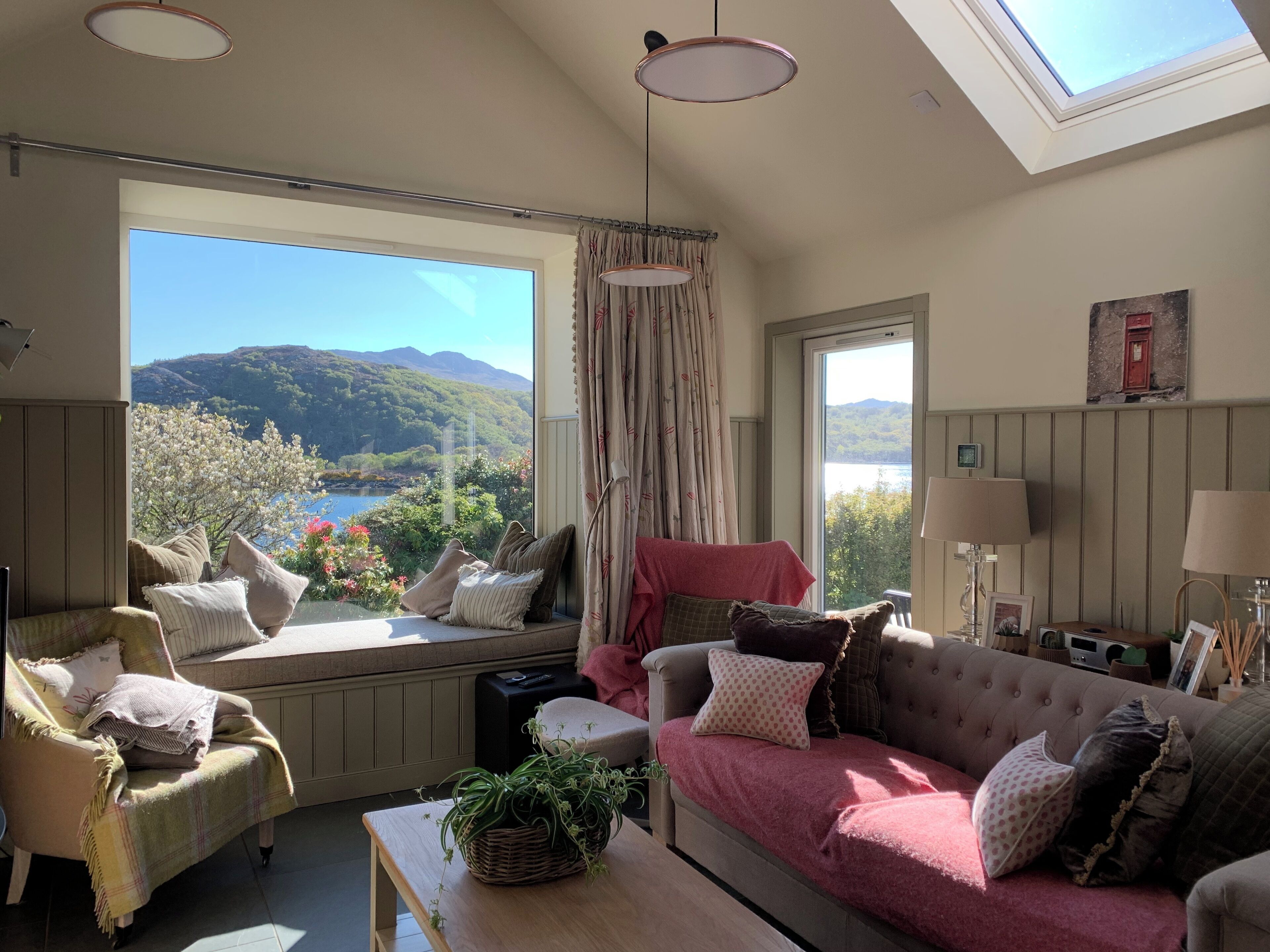 TV connectée, cheminée