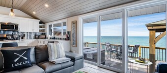 Lake Erie Luxury Retreat  Hot Tub + Private Beach + Sunset Views