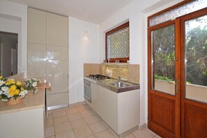 Maison Familiale, plusieurs chambres, vue mer (Casa Giannellina) | Coin cuisine privé