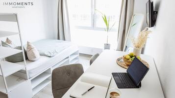 1 Schlafzimmer, Schreibtisch, Bügeleisen/Bügelbrett, kostenloses WLAN