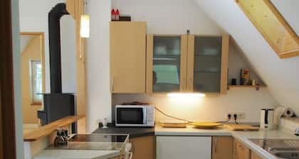 Organic holiday apartment at the Goldsteig